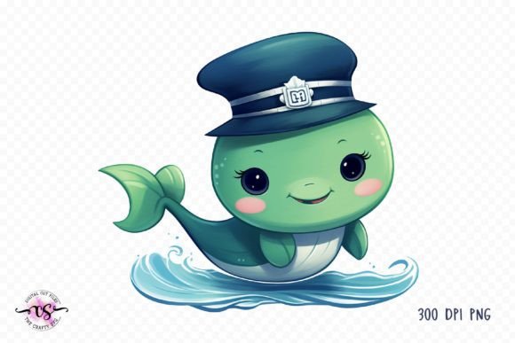 Download Cute St Patrick's Day Baby Whale Clipart - Art Collection