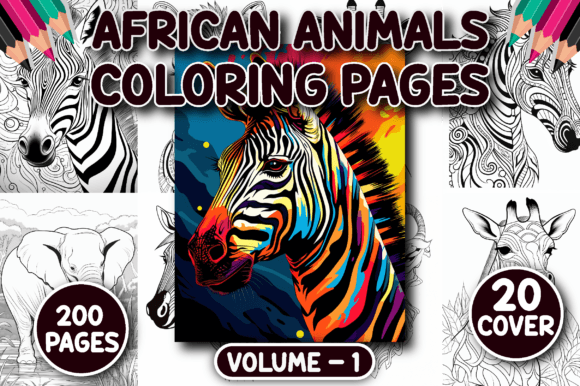 Download 200 African Animals Coloring Pages - African Collection