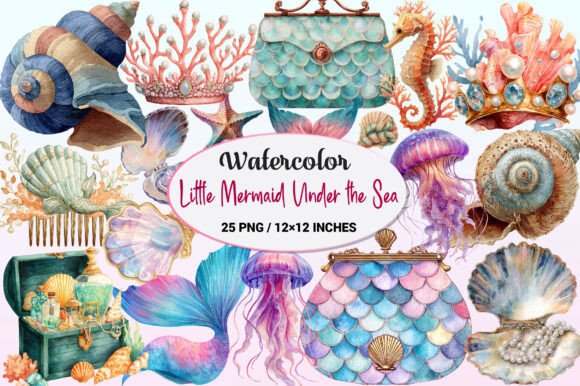 Download Little Mermaid Under the Sea Clipart. - Art Collection