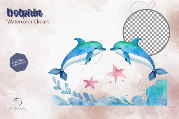 Download Dolphin Watercolor Clipart Design - Art Collection