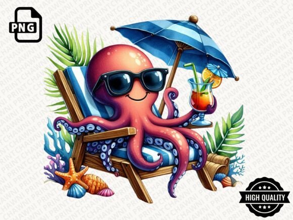 Download Animals Relaxing on Beach Clipart PNG - Art Collection