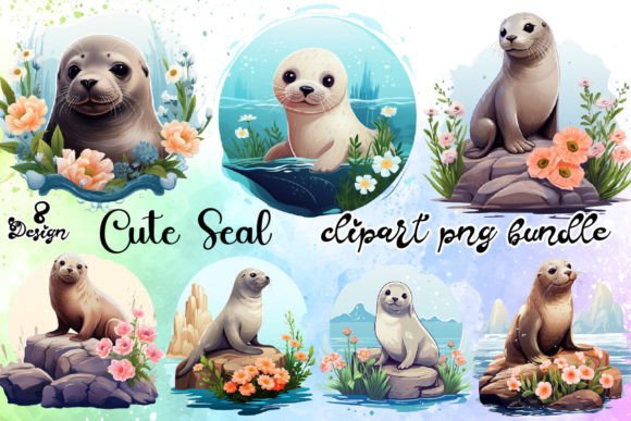 Download Cute Seal Clipart PNG - Art Collection