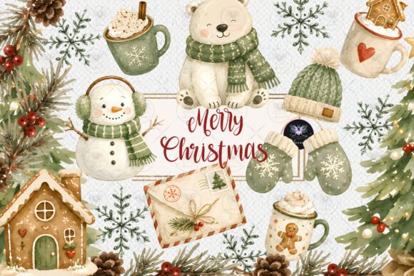 Download Christmas Woodland Clipart - Art Collection