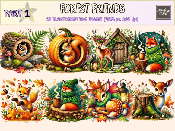 Download Forest Friends Clipart - Art Collection