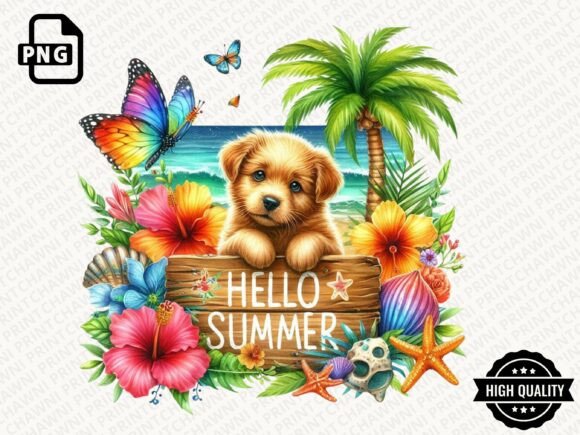 Download Hello Summer Animal Clipart PNG - Art Collection