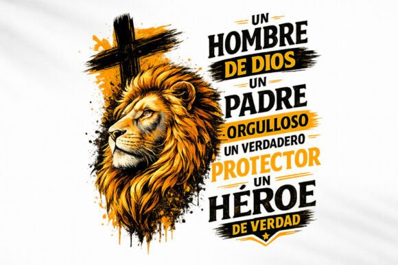 Download Spanish Lion Dad PNG Hombre De Dios Art - Art Collection