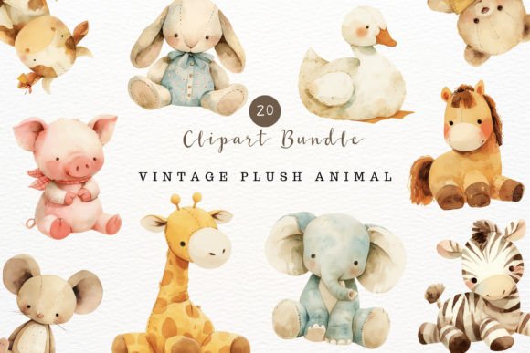 Download Nursery Animal Watercolor Clipart - Art Collection