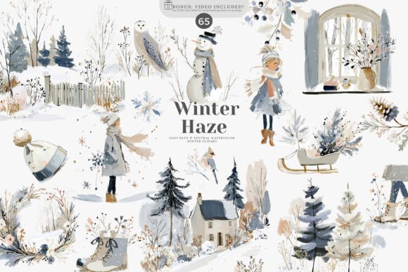 Download Watercolor Winter Clipart Collection - Art Collection